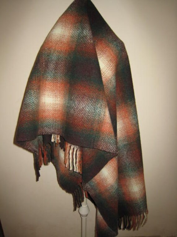 Connemara Rug Vintage Irish Wool Blanket