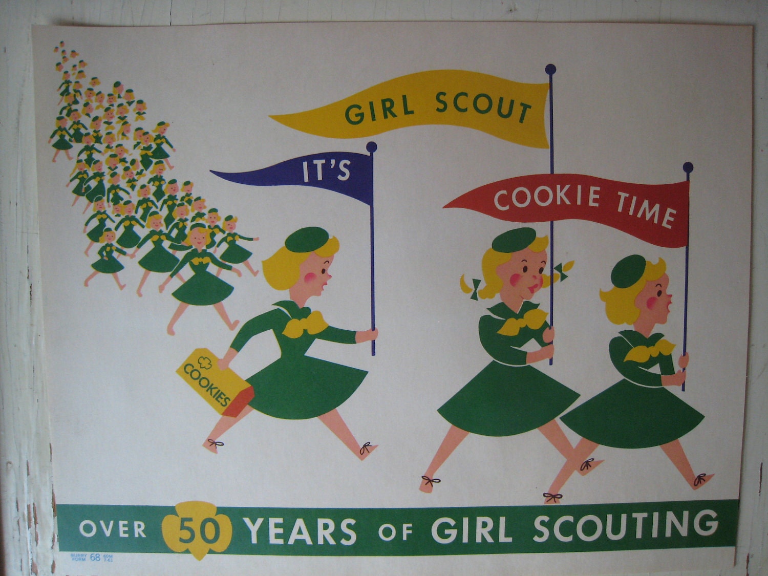 cookies scout Vintage girl