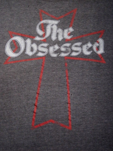 The OBSESSED 1984 Band T-Shirt Original Vintage Very Rare