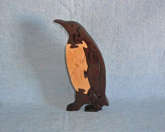 Penguin Wooden Scroll Saw Puzzle 