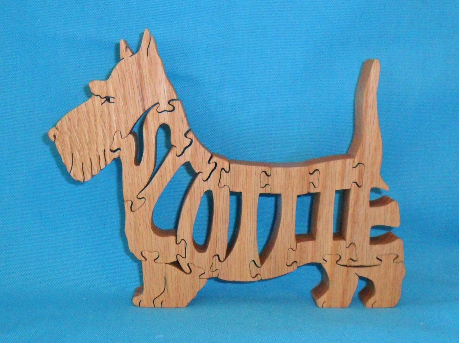 Scottie Dog Scroll Saw Handmade Wooden by huebysscrollsawart