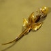 Vintage 1960s Boucher Rhinestone & Faux Pearl Daisy Flower Pin Brooch 2899