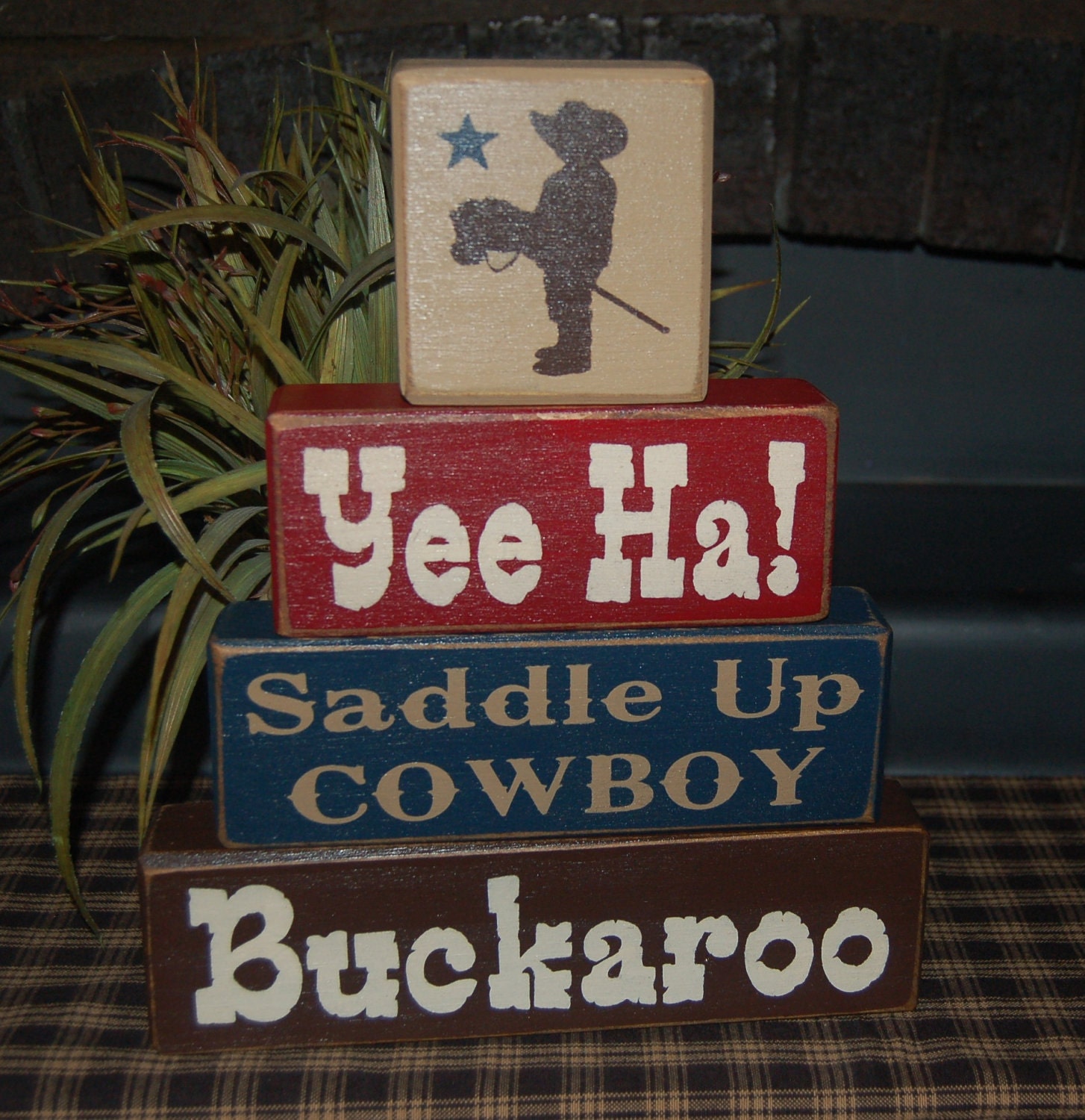 Yee Ha Saddle Up COWBOY Buckaroo Buckaroos by SimpleBlockSayings