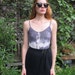 Natural Tie Dye Cross Camisole / Body Con Tank Dress