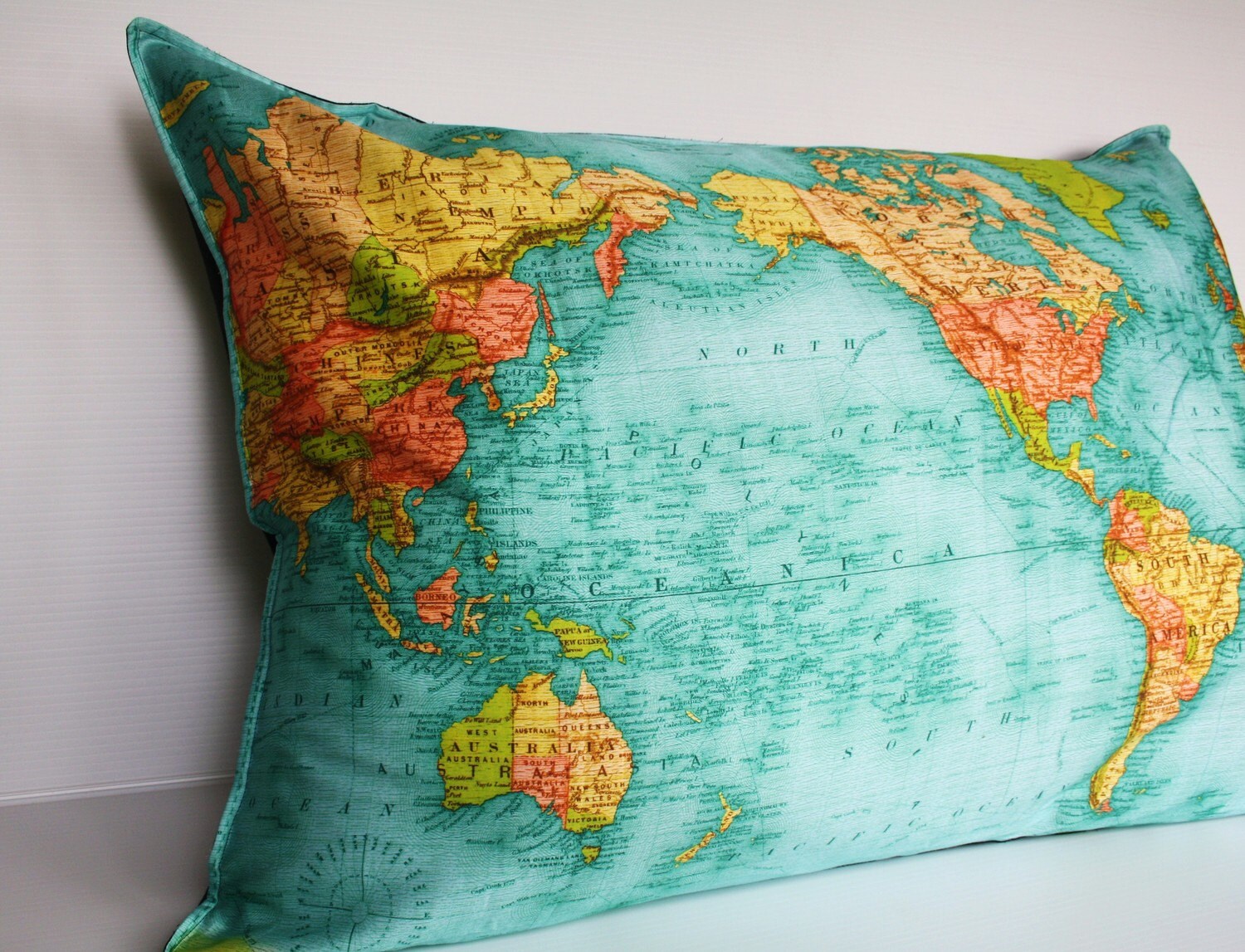 FLOOR CUSHION WORLD map cushion gant organic by mybeardedpigeon