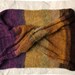 Mobius Wrap, Cowl and Shawl in Mustard Purple Kid Mohair