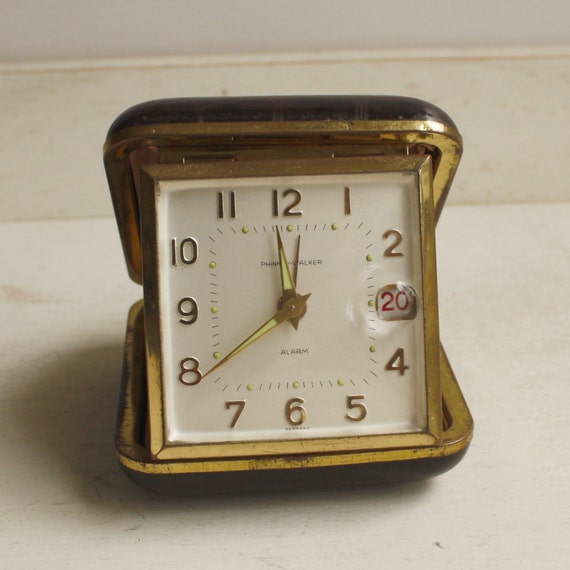 Vintage SEMCA Travel Alarm Clock Germany