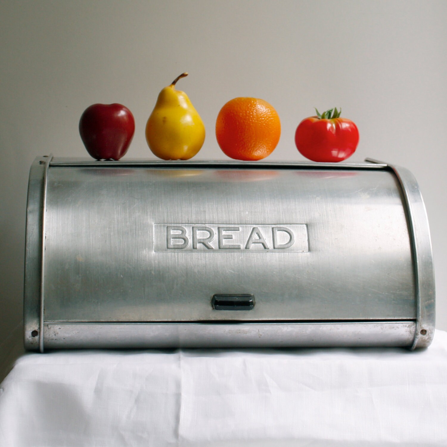 Vintage Aluminum Bread Box By Kromex