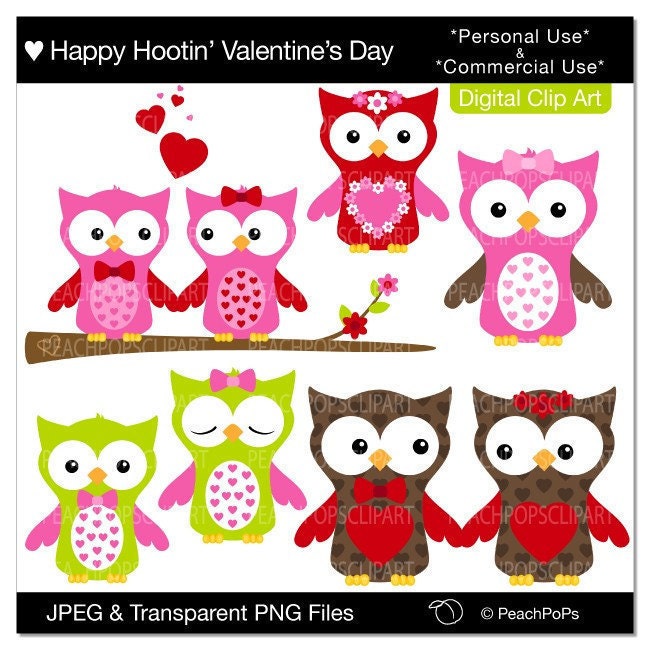 valentine's day owl clipart - photo #50