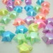 100 Pearlescent Flourescent Spring Shower Origami Lucky Stars (Limited Lots left)