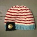 Nautical baby hat, newborn photo prop, nautical hat for boys by Sweet Baby Dolly