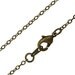 CUSTOM Order-Antique Bronze Plated Brass Cable Chain Necklaces, 18in, 50