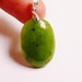 Jade focal Cabochon pendant drill on top bail included 1 pcs genuine Jade from BC Canada