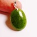 Jade focal Cabochon pendant drill on top bail included 1 pcs genuine Jade from BC Canada