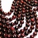 Red Garnet 6mm round 64 beads per strand A quality