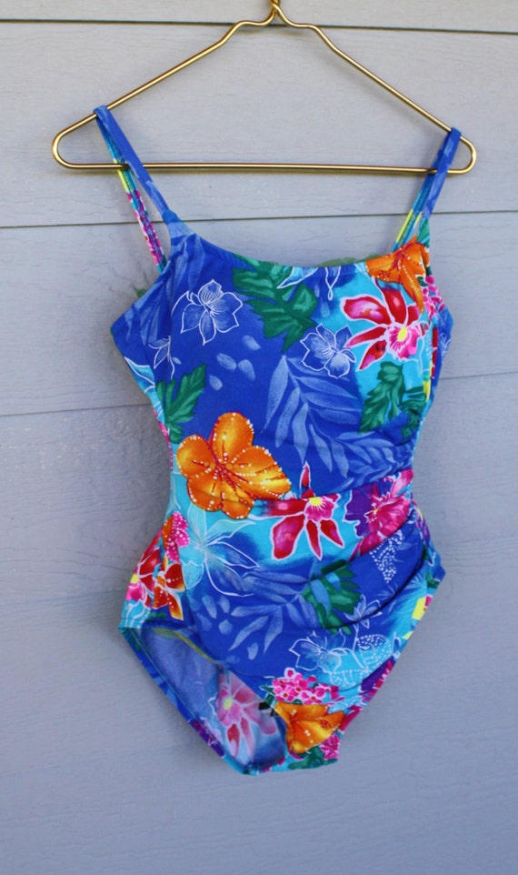 1980s Swimming Suit // Vintage COLE of by FoxyBritVintage on Etsy