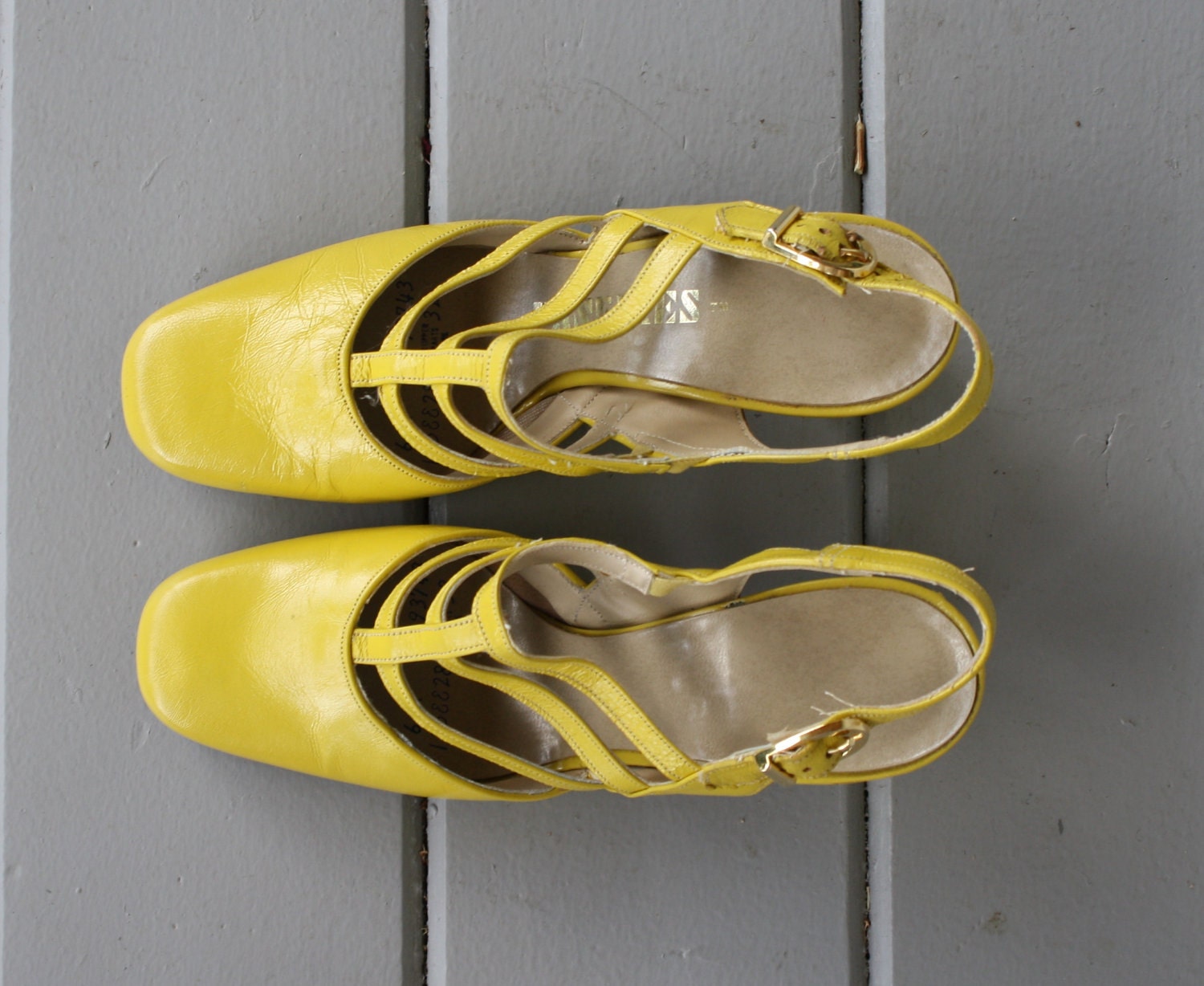 yellow mary janes women