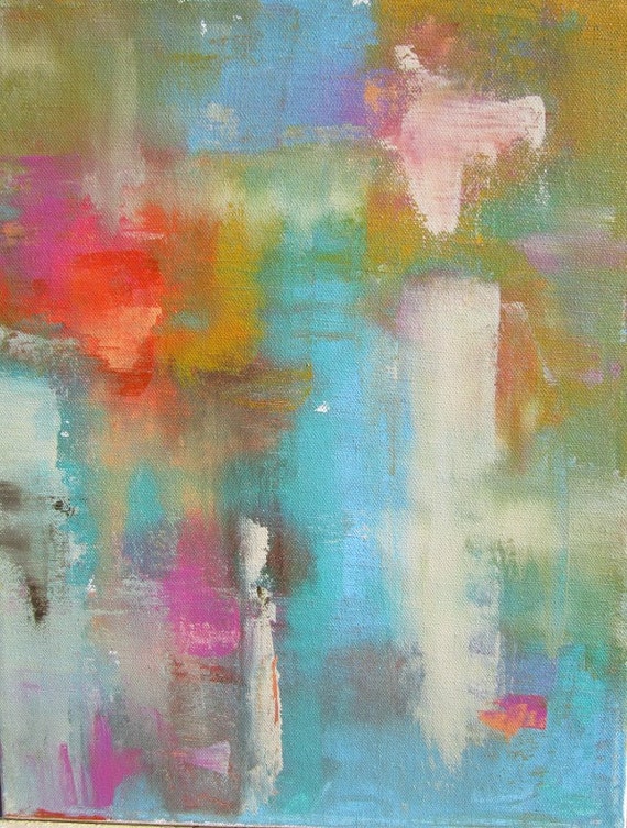 Items similar to Abstract Expressionist Painting Orignal Art -Spring ...