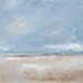 Beach Seacsape Painting Orignal Art -Beach and Sky