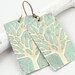 Winter Tree Earrings Mint Green Jewelry Everyday Earrings Winter Accessories Winter Jewelry Tree Jewelry Light Green Earrings Dangle