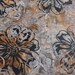 Grey Garden Batik Gypsy Wrap, size M or L: Yoga Headband, head scarf, dread wrap