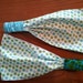 Narrow Polka Dot Headband, size M or L: Gypsy Wraps by Julie Bartel