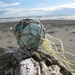 Japanese Glass Fishing Float - Original Net, Alaska Beachcombed