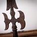 Antique Cast Iron 21.5" Sword, Ornate, Vintage Gothic Design