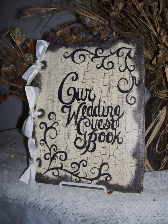VINTAGE STYLE WEDDING GUEST BOOK