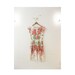 1940s-1950s GORGEOUS floral classic atomic dress