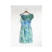 1940s-1950s WIGGLE chiffon floral party dress