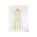 1940s-1950s SHEER floral yellow spring dress
