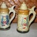Vintage German stein salt and pepper shakers
