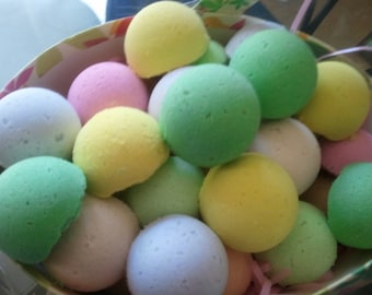 100 Bath Bomb Shea & Cocoa butter Fizzies 1 oz each choose from 100 fragrances (pick up to 10 scents) 50 bags with 2/bag