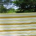 Vintage Pillowcase Standard Pillowcase Green Orange and Yellow Stripes Striped Pillowcase