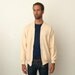 NOS Vintage 70s beige tracktop