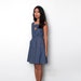 Demin minidress size girls dress XS Dead stock Vintage