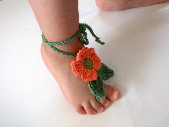 Kids Barefoot Sandals Barefoot sandals-crochet