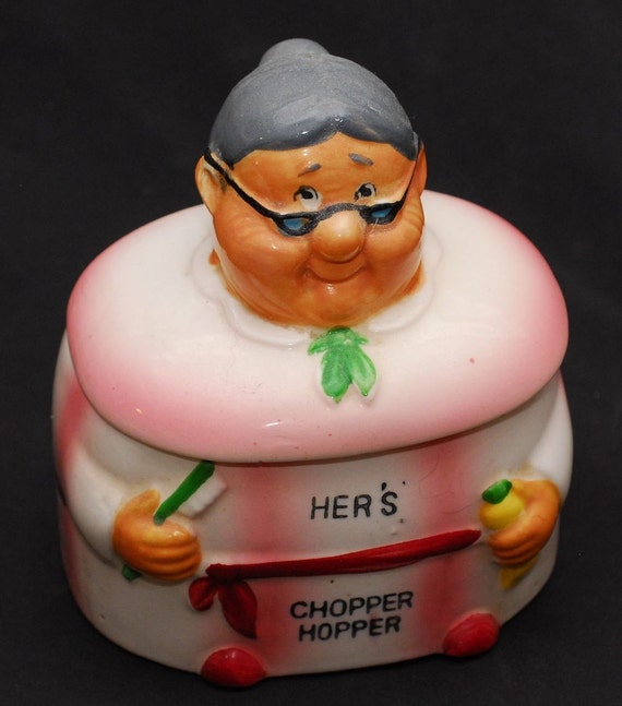 Chopper Hopper Vintage Grandma Hers Denture holder Funny