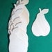 Pear Shaped Unfinished Wood Cutouts