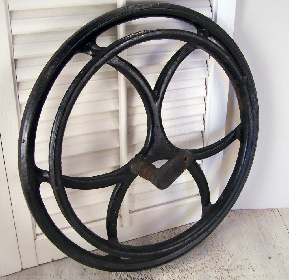Antique Treadle Sewing Machine Wheel