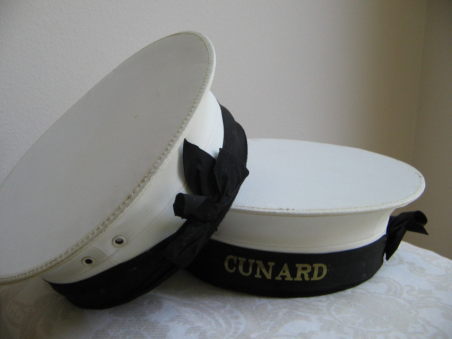 Vintage Cunard Line Sailor Hats 1930s
