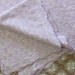 Vintage Woven Lavender Reversible Bed Linen Coverlet Cutter Piece