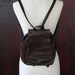SALE Vintage Soft Leather Backpack With Adjustable Straps