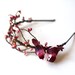 love birds headband (pink) // woodland collection - whimsical, dove, romantic headpiece, statement, dainty, fascinator