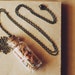 message in a bottle necklace