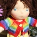 Dina, 10 inches all natural Waldorf inspired doll