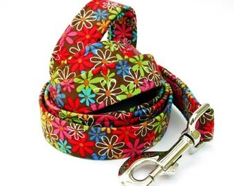Dog Leash - Cocoa Garden - 6 Foot Length