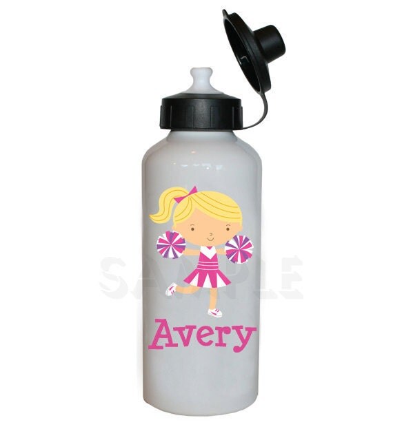Cheerleader Personalized Water Bottle Cheerleader Waterbottle Il_570xn