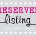 Reserved Listing for R. Arkin - Invitation Set of 135